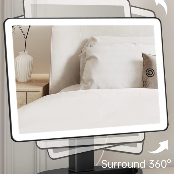 NIB XLarge LED Lighted Vanity Makeup Mirror (X-Large Model) - Picture 10 of 10